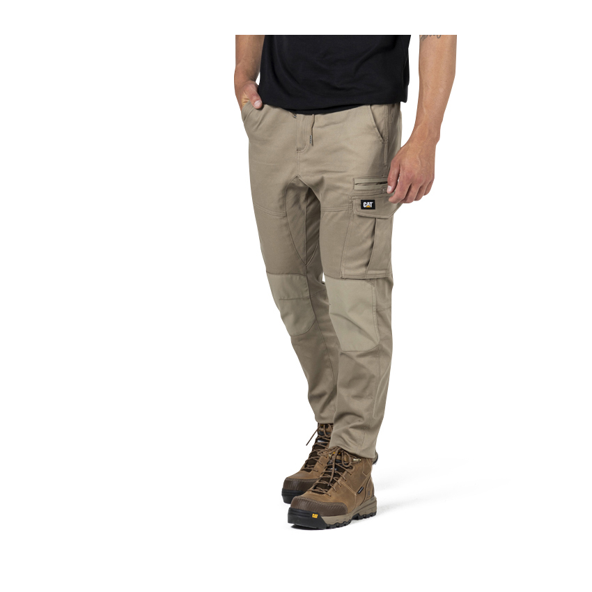 Men's Caterpillar Dynamic Pants Khaki Ireland QZWB15049